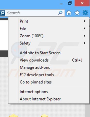 Rimuovere Browsers Apps + ads da Internet Explorer step 1