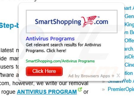 Browsers Apps + adware mentre genera del testo su vari siti