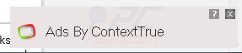 Annunci online intrusivi generati dall'adware ContextTrue 1