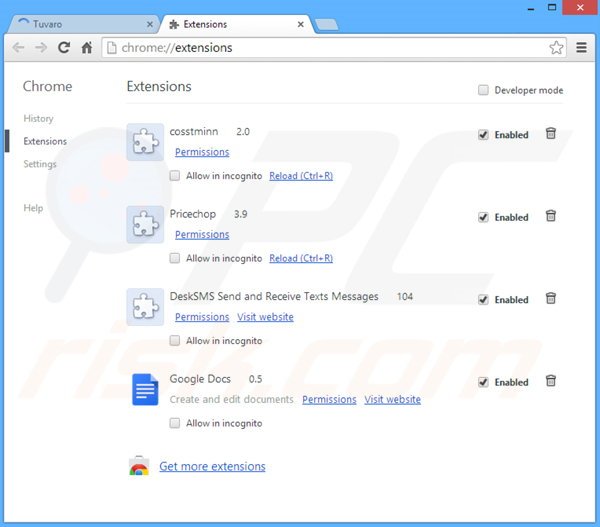 Rimuovere Easy Deals ads da Google Chrome step 2