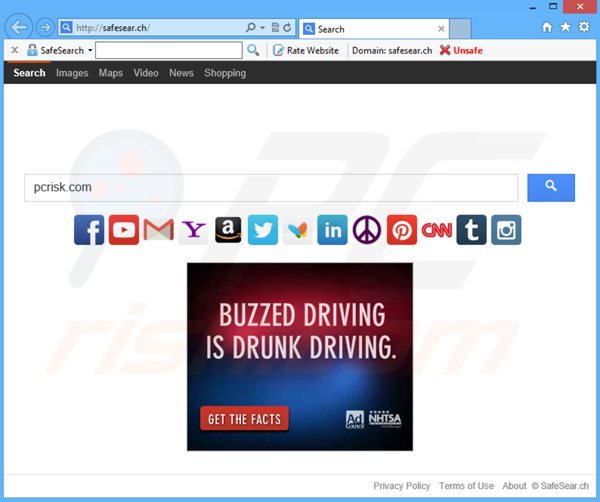 safesear.ch browser hijacker