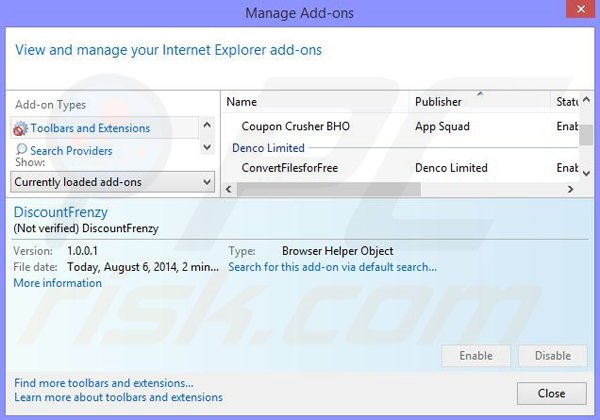 Rimuovere Video Dimmer da Internet Explorer step 2