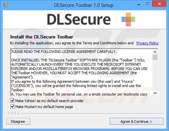 dlsecure toolbar installer