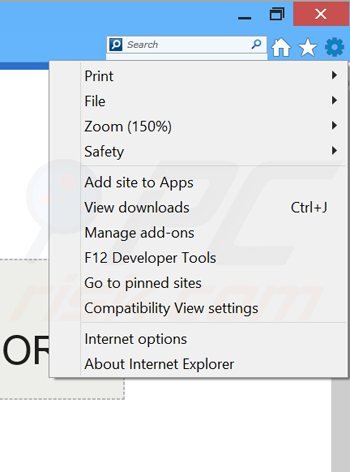 Rimuovere IneedSpeed ads da Internet Explorer step 1