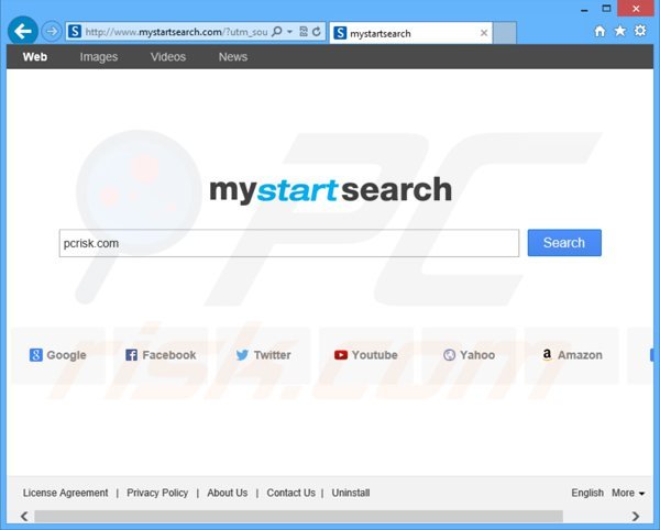 mystartsearch.com browser hijacker