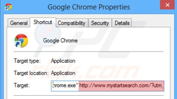 Aggiustare il collegamento rapido a Google Chrome step 2