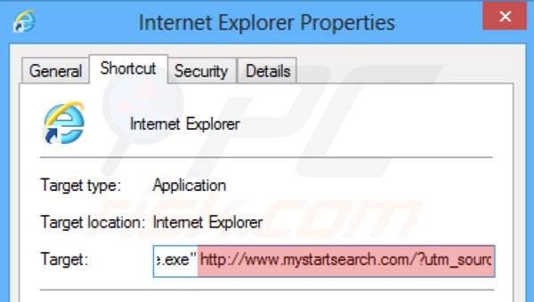 Aggiustare il collegamento rapido a Internet Explorer step 2