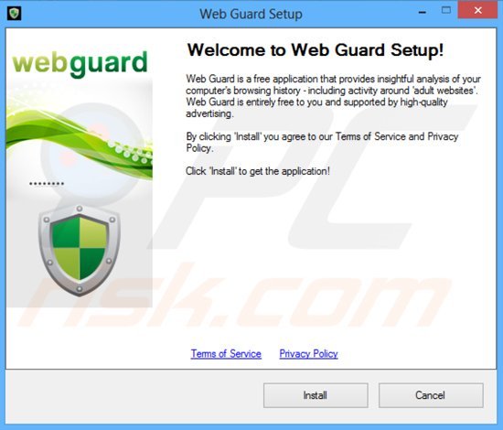Web Guard setup di installazione