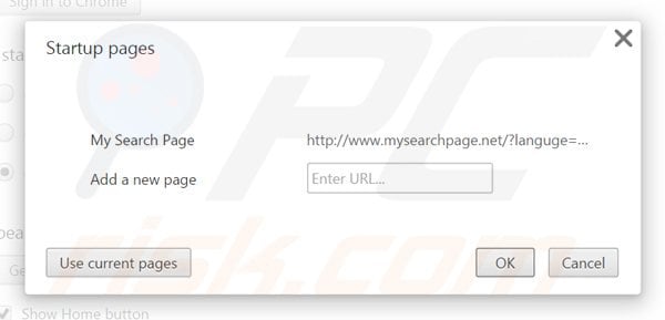 mysearchpagenet-chrome-homepage