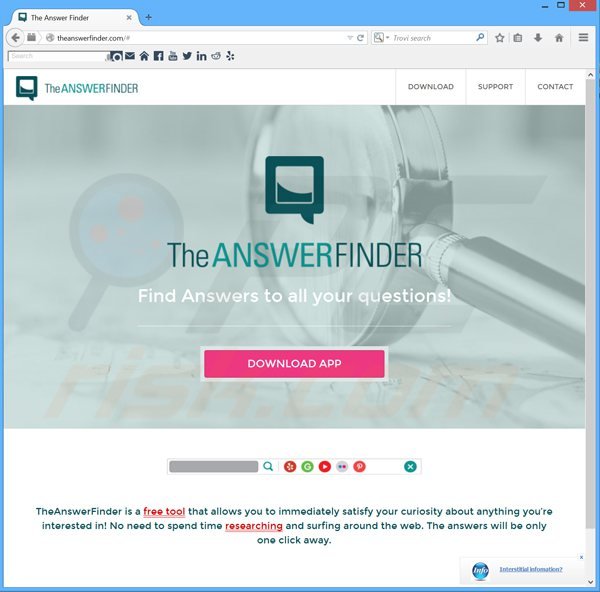 theanswerfinder adware