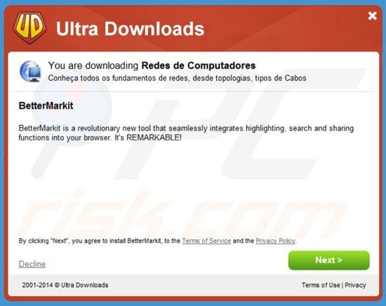 bettermarkit adware installer