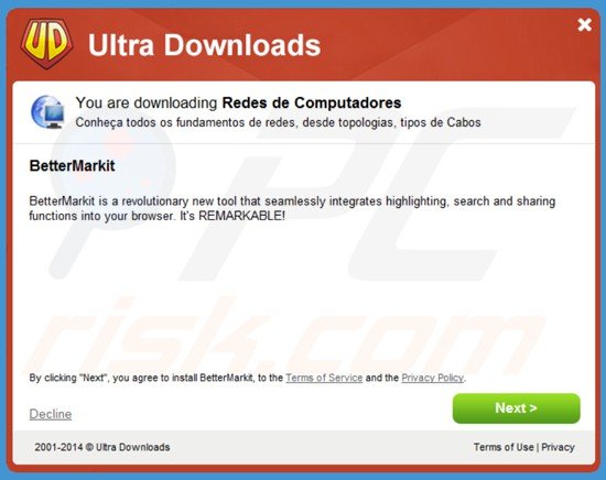 bettermarkit adware installer