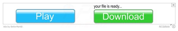 bettermarkit adware mentre genera annunci intrusivi