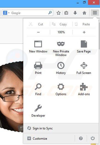 Rimuovere Coupon Alert adware da Mozilla Firefox step 1