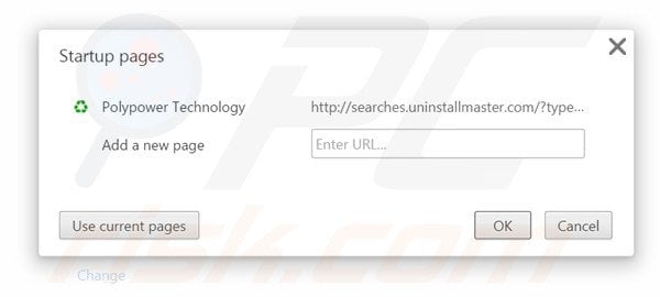 Rimuovere searches.uninstallmaster.com da Google Chrome