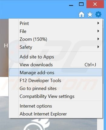 Rimuovere BoBrowser adware da Internet Explorer step 1