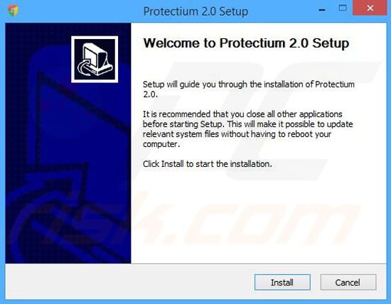 Protectium adware installer