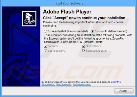 zoompic adware installer