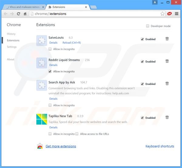 Rimuovere AllCheapPrice adware da Google Chrome step 2