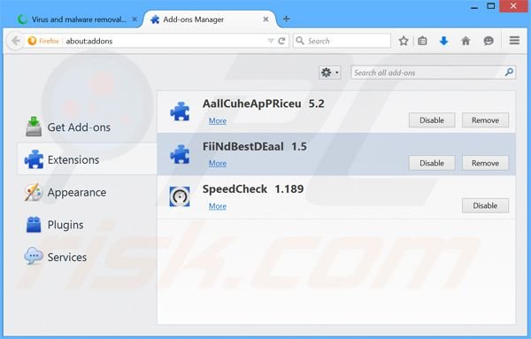 Rimuovere AllCheapPrice adware da Mozilla Firefox step 2