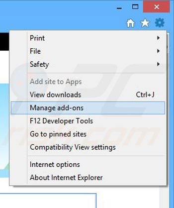 Rimuovere FlashBeat adware da Internet Explorer step 1