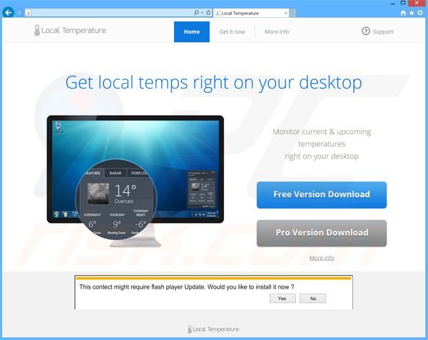 Local Temperature adware