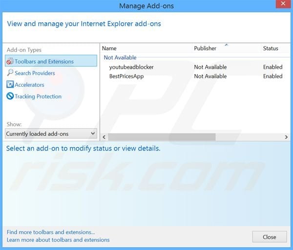 Rimuovere MixVideoPlayer adware da Internet Explorer step 2
