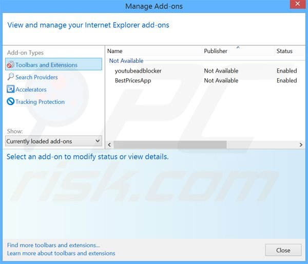 Rimuovere MixVideoPlayer adware da Internet Explorer step 2