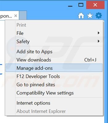 Rimuovere NetoCoupon adware da Internet Explorer step 1