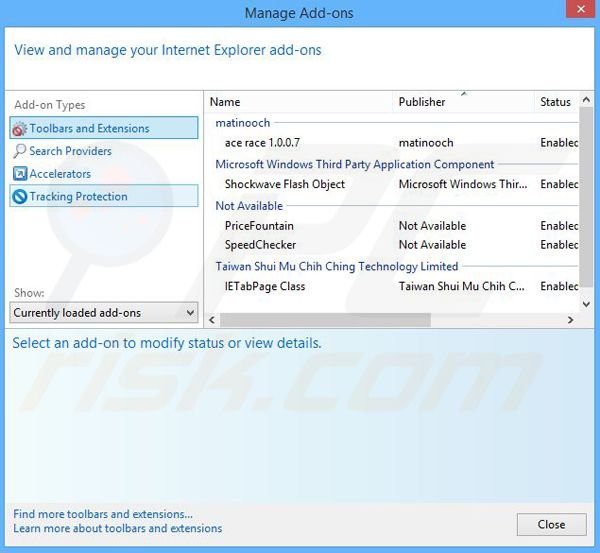 Rimuovere QuickRef adware da Internet Explorer step 2