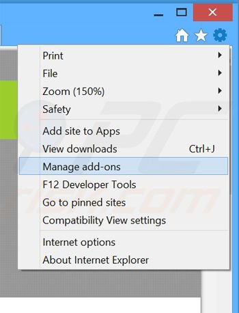 Rimuovere System Notifier adware da Internet Explorer step 1