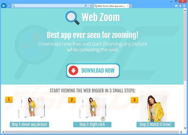 Web Zoom adware