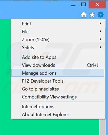 Rimuovere Boby Zoom adware da Internet Explorer step 1