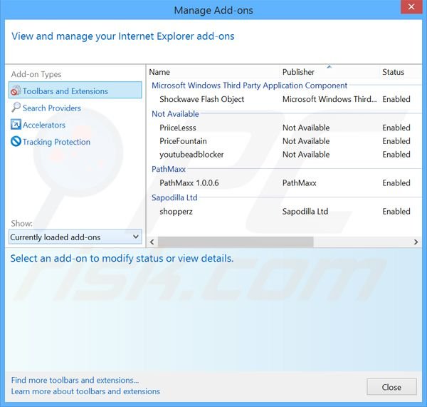 Rimuovere HDtube adware da Internet Explorer step 2