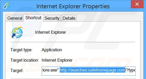 Aggiustare il collegamento rapido a Internet Explorer: step 2