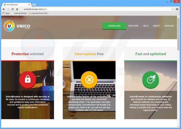 unico browser adware