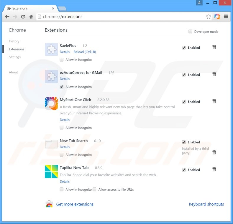 Rimuovere Coupoon adware da Google Chrome step 2