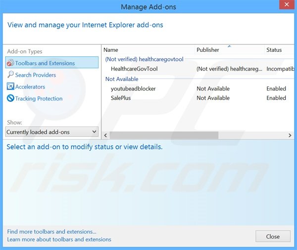 Rimuovere FlashMall adware da Internet Explorer step 2