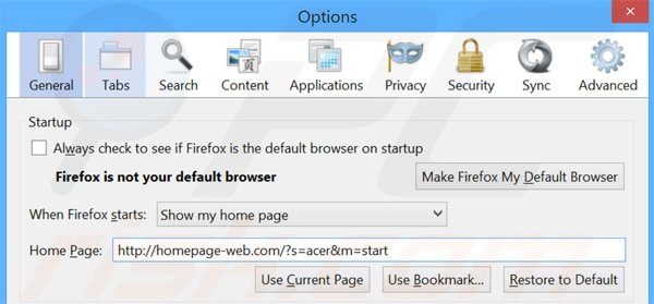 Cambia la tua homepage di Mozilla Firefox 