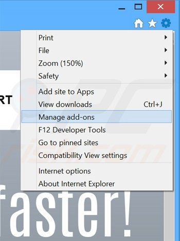 Rimuovere LinkWiz adware da Internet Explorer step 1