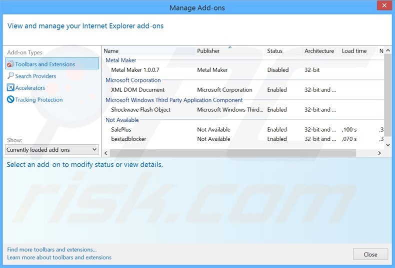 Rimuovere MediaPlayer adware da Internet Explorer step 2