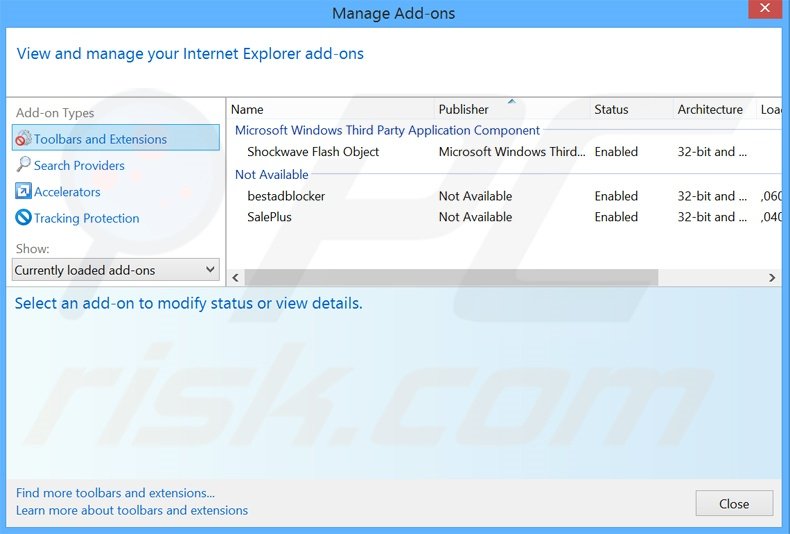 Rimuovere SmartWallet adware da Internet Explorer step 2