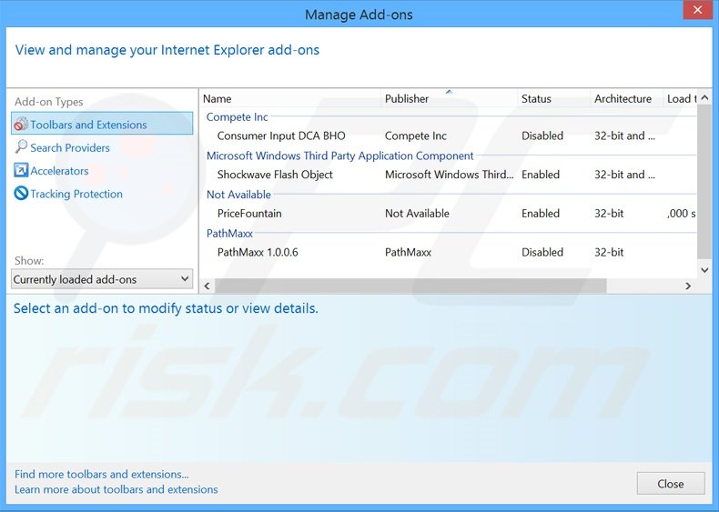 Rimuovere Web Shield adware da Internet Explorer step 2