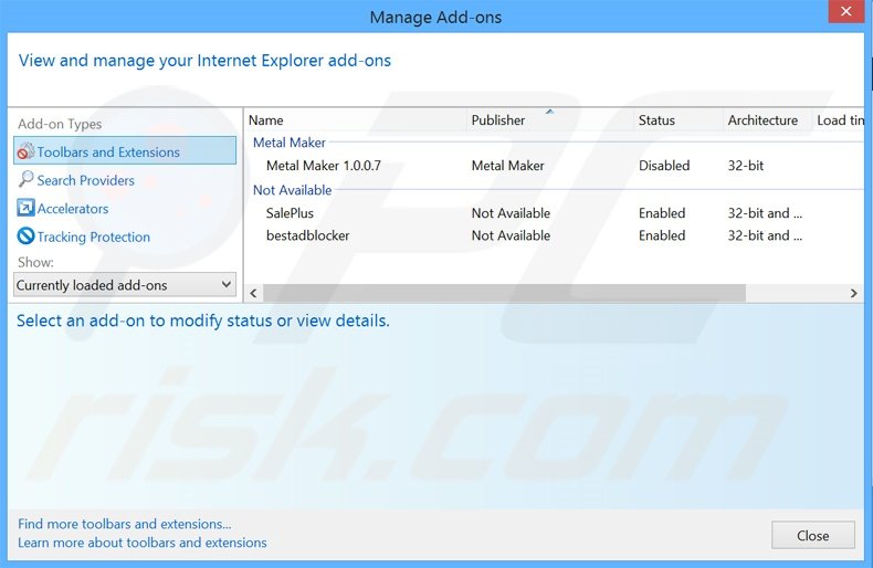 Rimuovere WindApp adware da Internet Explorer step 2