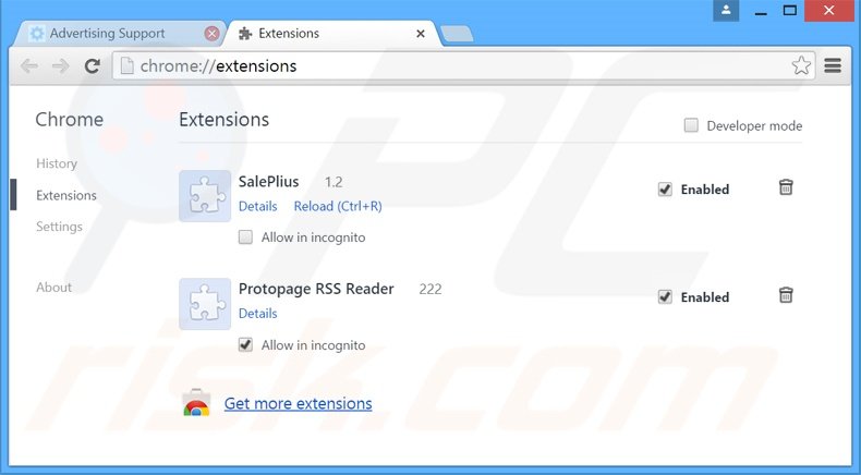 Rimuover ZoomApp adware da Google Chrome step 2