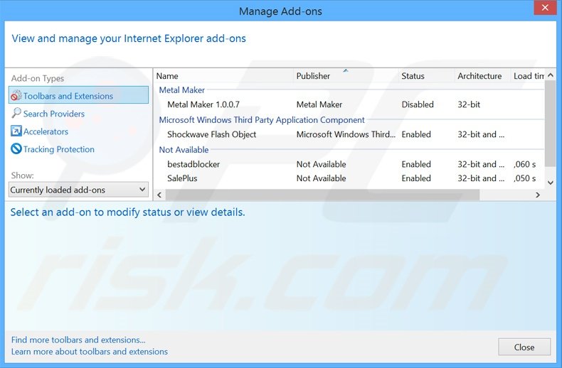 Rimuover ZoomApp adware da Internet Explorer step 2