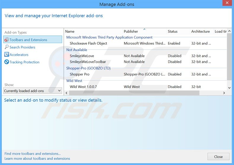 Rimuovere buzzdock adware da Internet Explorer step 2