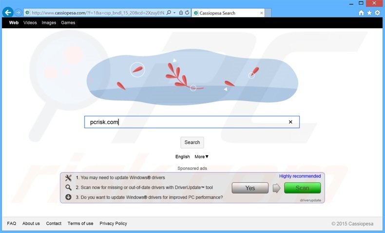 cassiopesa.com browser hijacker
