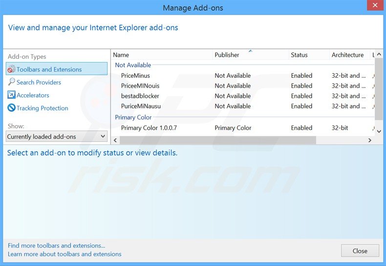 Rimuovere websearch.searchtotal.info da Explorer 