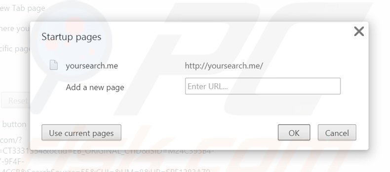 Cambia la tua homepage yousearch.me in Google Chrome